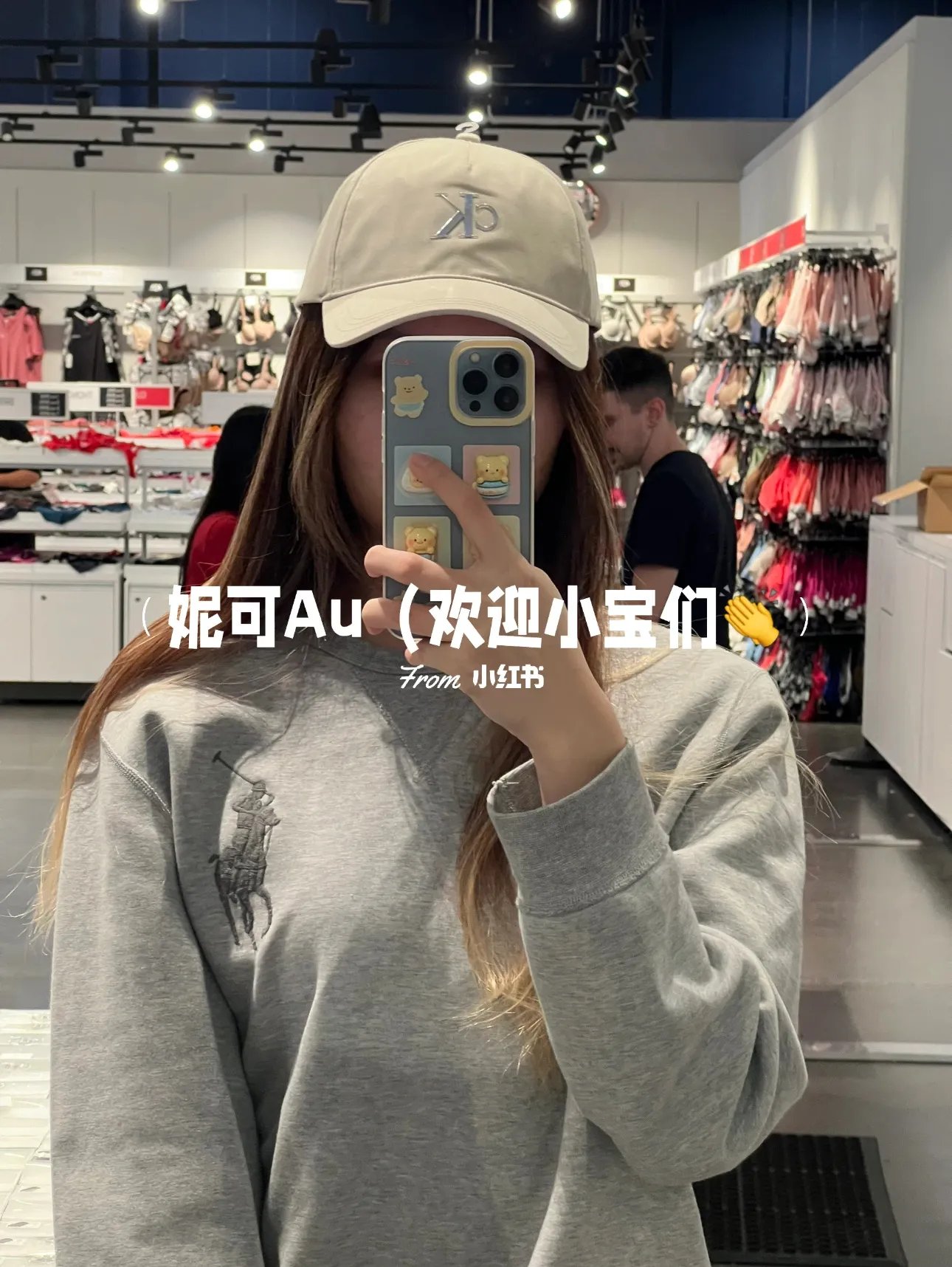 P210 Style No.: RL019】RalphLauren/Ralph Lauren 2025 autumn and winter new bear color embroidered terry sweatshirt